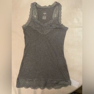 Grey Y2K tank